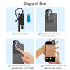 Apexel 200x Macro Mobile Phone Lens Telescope Hd Mini Cellphone Macro
