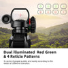 Tactical Reflex Sight Riflescope Red Green Laser Scope 4 Reticle