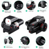 Tactical Reflex Sight Riflescope Red Green Laser Scope 4 Reticle