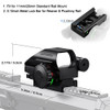Tactical Reflex Sight Riflescope Red Green Laser Scope 4 Reticle