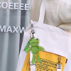 Frog Plush Keychain Cartoon Ugly Smiling Face Green Frog Plush Doll Bag Pendant Fashion Accessories Coin Bag Car Keyring Gift