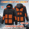 Heated Jacket Men Women Winter Warm USB Heating Jackets Coat Smart Heated Jacket Men Women Winter Warm USB Heating Jackets Coat Smart