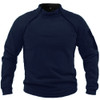 Winter Men's Standing Collar Fleece Pullover Solid Color Tactical