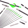 6/12PC ID5.2Pure Carbon Arrows 300/350/400/500/600/700/800spine 31inch