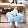 1Pc 10cm Kawaii Plush Star Keychain Cute Love Star Doll Bag Pendants Toys Soft Cotton Key Chain Girls and Kids Gift