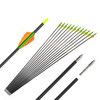 12pc ID4.2mm Pure Carbon Arrow Spine250 300 350 400 500 600 700 900