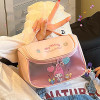 Sanrio Makeup Bag Hellokitty Kuromi Large Capacity Portable Travel Storage Bag High Quality PU Creative Double Zipper Handbag