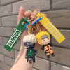 Bandai Naruto Kakashi Keychain Pendant Toys Colorful Cute Anime Figure Uchiha Sasuke Itachi Fashion Bag Keyring Children Gifts