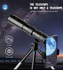 4K Video 10 300X40 Super Zoom Portable Monocular Telescope Full Metal