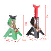 Floor Simulation Jack Stands Lift Pair Rack For Remote Toy Car Truck Tire Change Lifting Support Stand Scene Accessories