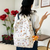 Sanrio Kuromi Cinnamoroll Pochacco Cartoon Backpacks 2023 New Large Capacity Waterproof Nylon Printed Zipper Anime Shoulder Bag