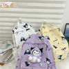 Sanrio Kuromi Cinnamoroll Pochacco Cartoon Backpacks 2023 New Large Capacity Waterproof Nylon Printed Zipper Anime Shoulder Bag