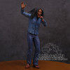 Bob Marley Music Legends Jamaica Singer & Microphone PVC Action Figure Collectible Model Toy 18cm