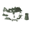 Plastic Army Base Set World War II Army Men Solider Accessories Blindage Blockhouse Sand Scene Model Toy