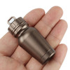Aluminum Alloy Waterproof Canister Medicine Seal Capsule Bottle Aluminum Alloy Waterproof Canister Medicine Seal Capsule Bottle