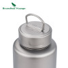 Boundless Voyage Titanium Sports Bottle with Hook Ultralight 700ml Gym
