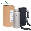 Boundless Voyage Titanium Sports Bottle with Hook Ultralight 700ml Gym