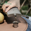 Flask Alcohol Titanium | Alcohol Bottle Titanium | Outdoor Titanium