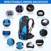 Westtune 65L Waterproof Climbing Backpack Outdoor Hiking Travel Bag