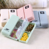 Portable Pill Box Weekly Pill Box 7 Days Foldable Travel Medicine