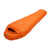 Very warm White goose down filled Adult Mummy style Sleeping bag Fit