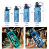 2L 3L Large Capacity Sport Water Bottle With Filter Eco Friendly