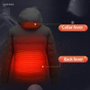 2023 Outdoor Winter Ski Suit Electric USB Heating Hoodie Men's And