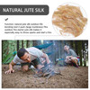 Jute Silk Fire Cord Kit Silks Starter Quick Lighter Eco Camping Burner