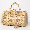 2023 New Luxury  PU Leather Bag for Women Casual Tote High Qualtiy Patent Leather Shoulder Purses Elegant Dinner Noble Purse