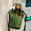 750Ml Water Bottle Large Capacity Sports Bottle with Straw Rope Leak