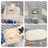 750Ml Water Bottle Large Capacity Sports Bottle with Straw Rope Leak