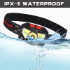 8 Modes Handfress Motion Sensor Powerful LED Headlight headlamp Head