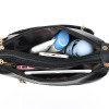 Large Blue Women's Handbags Washable Leather Portable Soft Ladies Shopper Crossbody Bags Multi Pocket Female Zipper Shoulder Bag