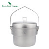 Boundless Voyage Titanium Hanging Pot With Steaming Rack & Folding