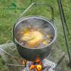 Boundless Voyage Titanium Hanging Pot With Steaming Rack & Folding