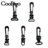 50pcs Plastic Snap Hooks Clasp Keychain Clips Webbing Bag Lanyards