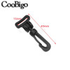 50pcs Plastic Snap Hooks Clasp Keychain Clips Webbing Bag Lanyards