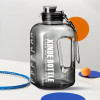 1500Ml/2200Ml Large Capacity Net Red Straw Big Belly Cup Sports Kettle