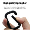 1/5pcs Square Ring Carabiner Buckles Spring Carabiners Snap Hooks Clip