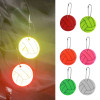 5Pcs Bike Accessories Safety Reflector Pendants Bright Sports