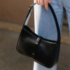 New Fashion Women's Bag Leather Crocodile Pattern Underarm Saddle Bag Simple and Versatile One Shoulder Handheld Stick Bag