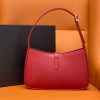 New Fashion Women's Bag Leather Crocodile Pattern Underarm Saddle Bag Simple and Versatile One Shoulder Handheld Stick Bag