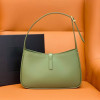 New Fashion Women's Bag Leather Crocodile Pattern Underarm Saddle Bag Simple and Versatile One Shoulder Handheld Stick Bag
