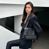 2023 New Women's Bag Leather Handheld Messenger bag Fashion Leisure Vintage Wrinkle Chain One Shoulder Crossbody Underarm Bag