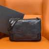 2023 New Women's Bag Leather Handheld Messenger bag Fashion Leisure Vintage Wrinkle Chain One Shoulder Crossbody Underarm Bag