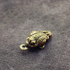 Toad Casting Mini Animal 3D Figurine Retro Style Metal Sculpture
