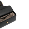 High Grade Handbags For Women Metal Handle Black Leather Famous Brand Designer Crossbody Bag Fashion Chic Trend Shoulder Bag