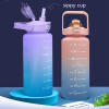 2 Liters Water Bottle Large Capacity Motivational Drinking Bottle
