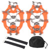 1 Pair of Crampons 201 Stainless Steel 24 Teeth Ice Claw Snow Anti