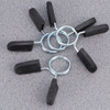 6pcs Barbell Clamps Bar Spring Clips for Gym Powerlifting Cross Fit